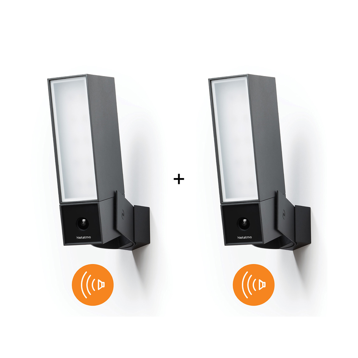 Netatmo Smarte Außenkamera mit Alarmsirene - 2er-Set