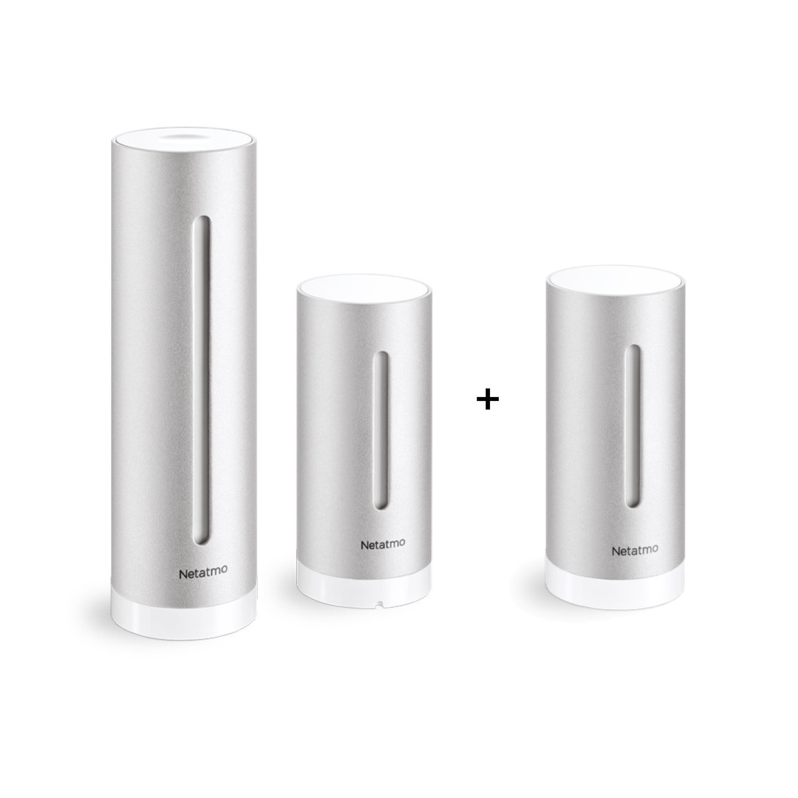 Netatmo Wetterstation + Innenmodul - Silber Bundle