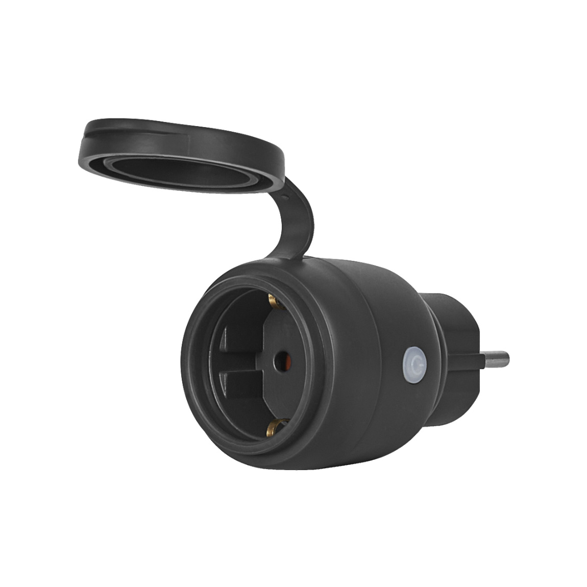 OSRAM Smart Zigbee Compact Outdoor Plug - Smarter Zwischenstecker - Schwarz