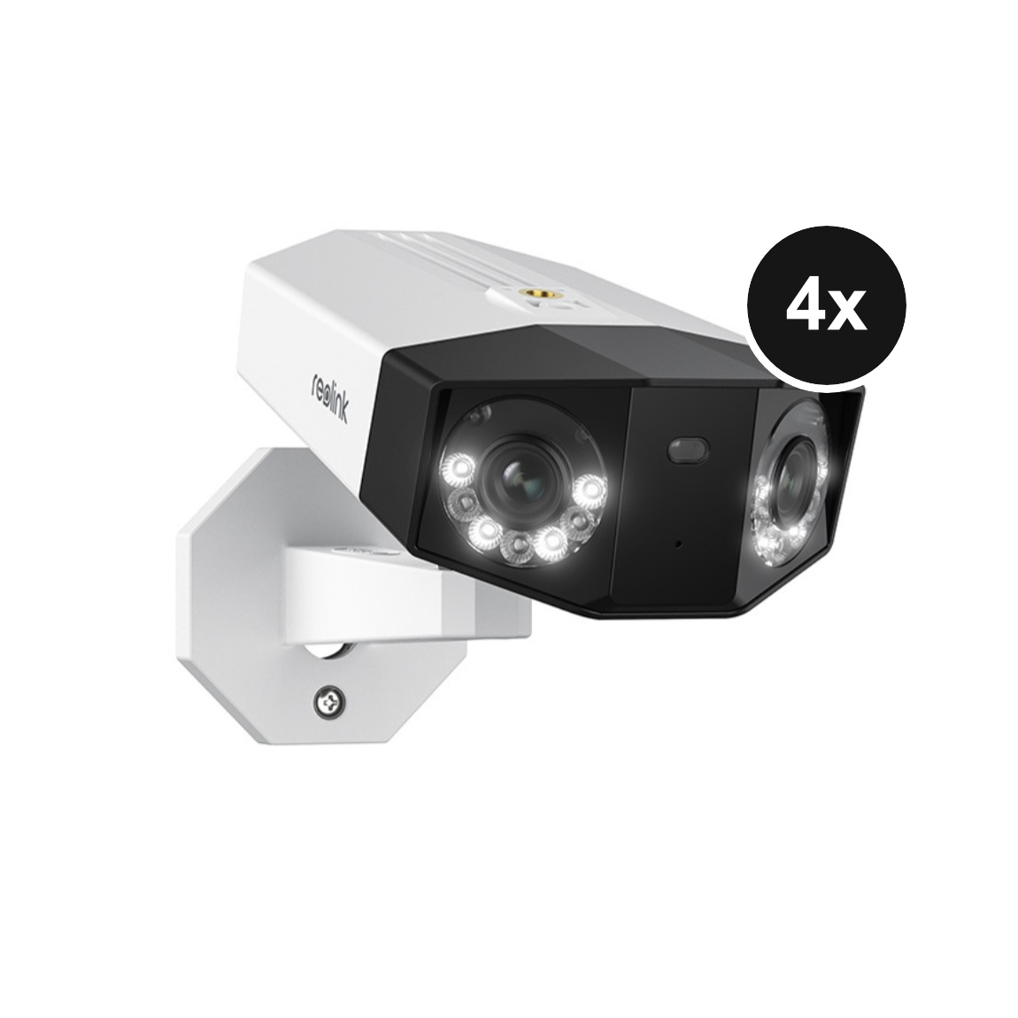 Reolink Duo Series P730 - Dual-Objektiv 4K PoE-Außenkamera - 4er-Set