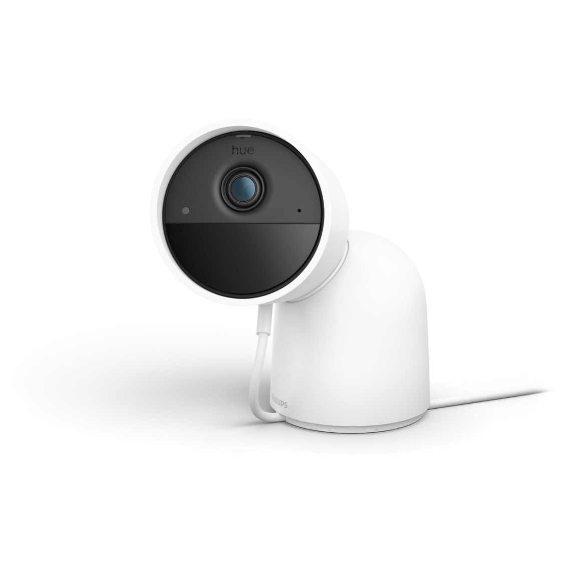 Philips Hue Secure kabelgebundene Kamera mit Standfuß - Weiß