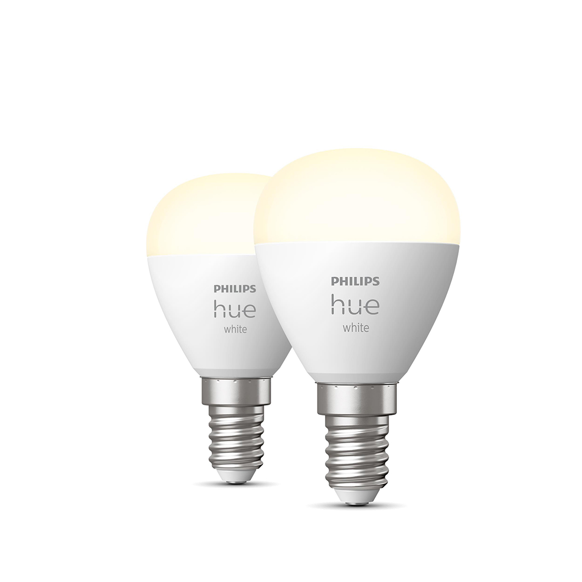 Philips Hue White E14 Luster Tropfen Doppelpack - Weiß