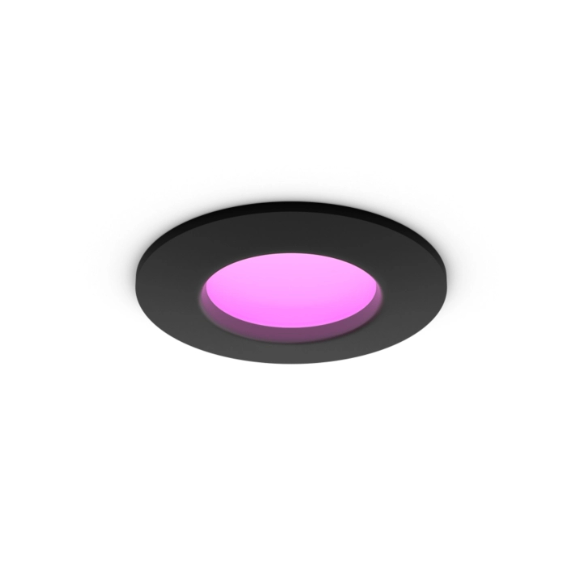 Philips Hue White & Colour Ambiance Deckenleuchte S - 1000lm, rund, 90mm - Schwarz