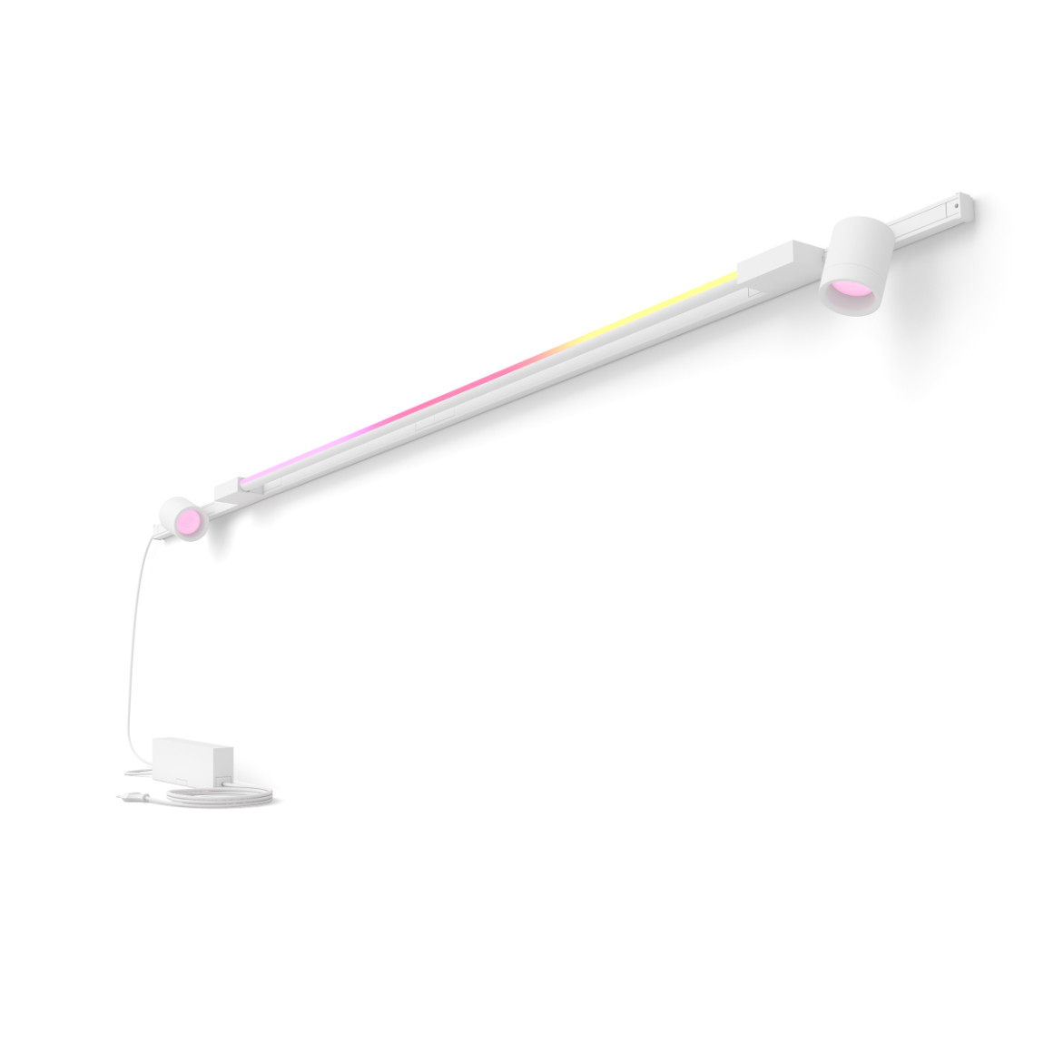 Philips Hue Perifo Basis-Set Wandleuchte 2 Spots + Gradient Tube - Weiß (+GRATIS Hombli Lichterkette)
