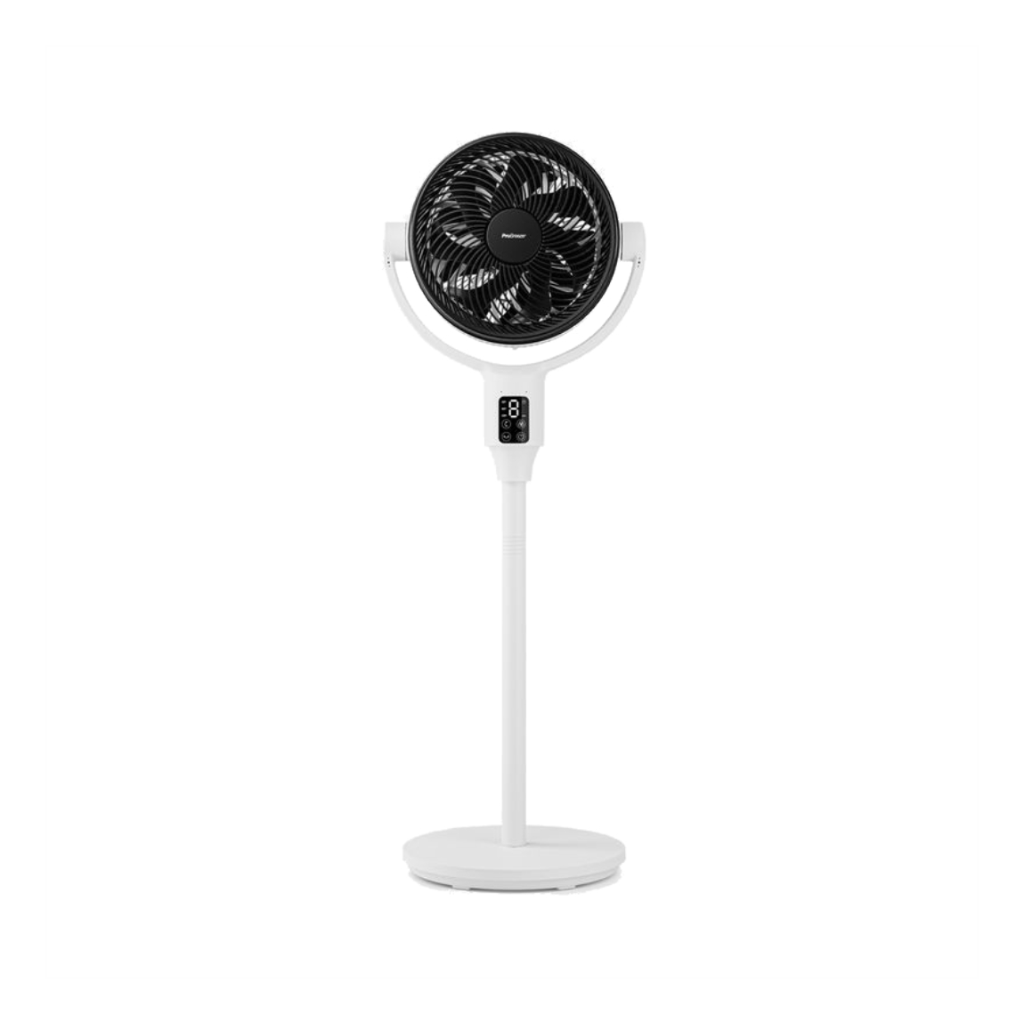 "Pro Breeze AirFlo Plus 44" Smart Hybrid Pedestal Fan - H&ouml;henverstellbarer Standventilator - Wei&szlig;"