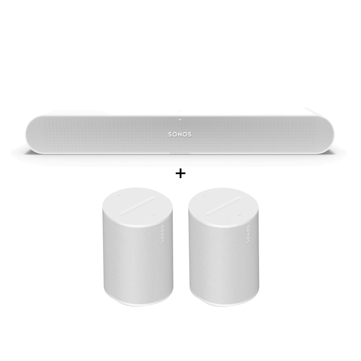 Sonos Entertainment Set - mit Ray und 2x Era 100 SL - Weiß