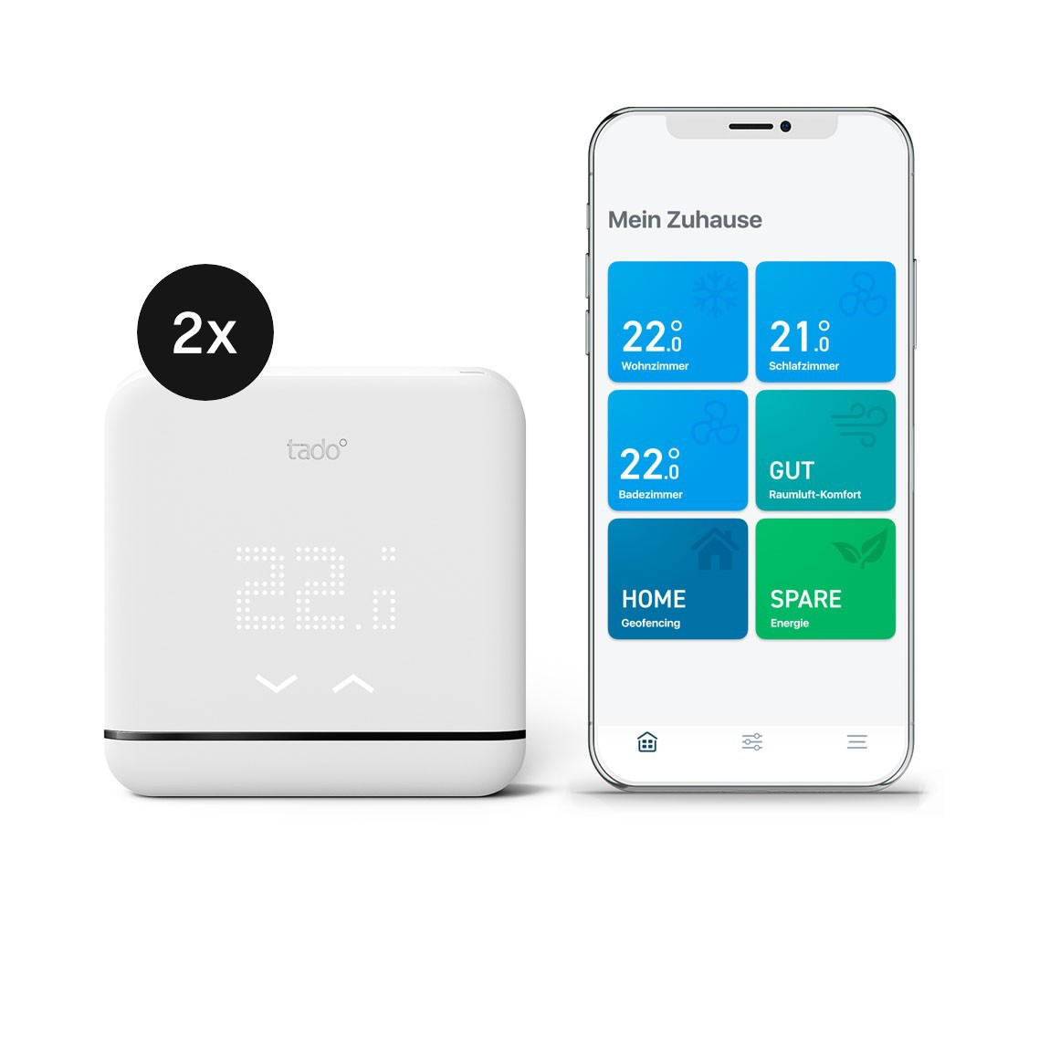 tado° V3+ Smarte Klimaanlagen-Steuerung - 2er-Set