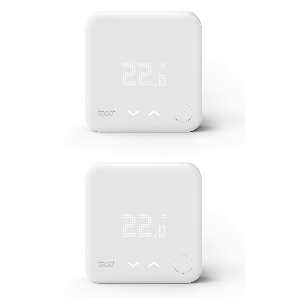 tado° V3+ Smartes Thermostat für Heizthermen und Fußbodenheizungen 2er-Set