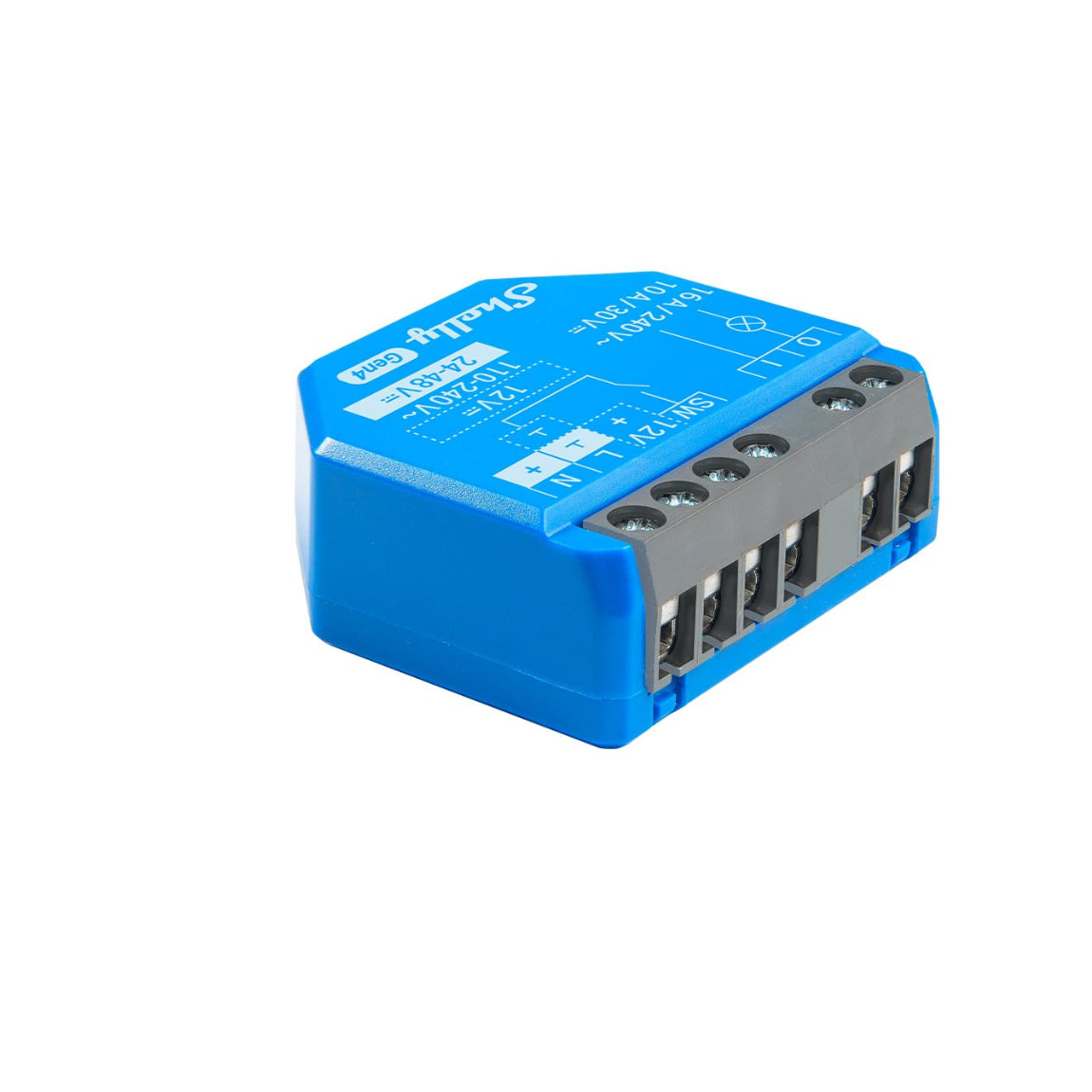 Shelly 1 (Gen. 4) - WLAN 1-Kanal Relais max. 16A - Blau