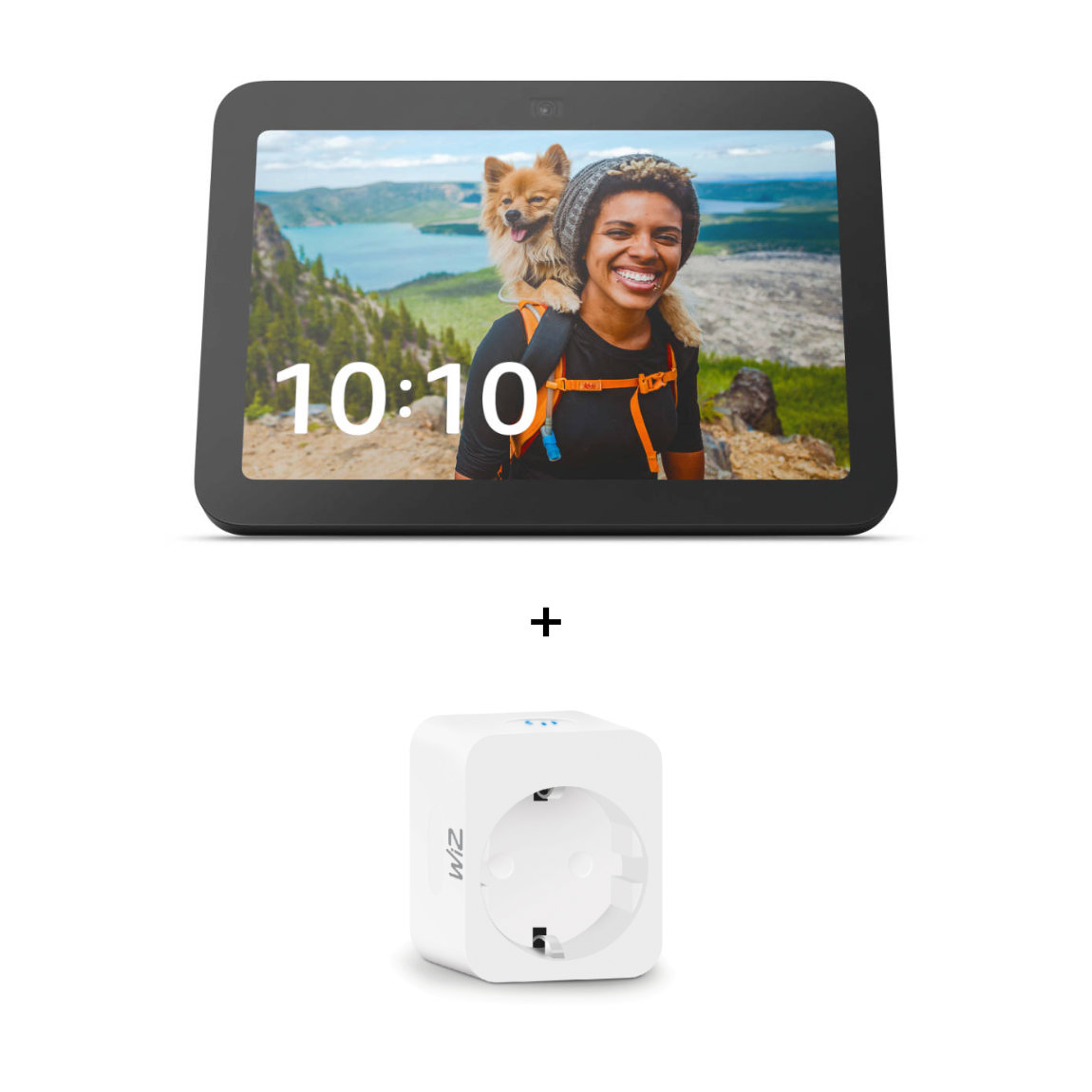 Amazon Echo Show 8 - 2023 + WiZ Smart Plug inkl. Powermeter
