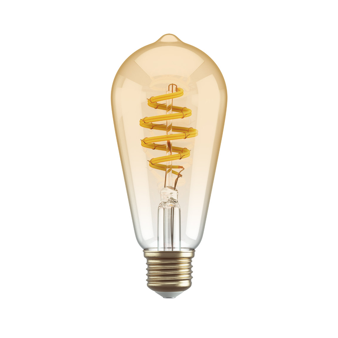 Hombli Filament Bulb CCT E27 ST64-Amber - Gold