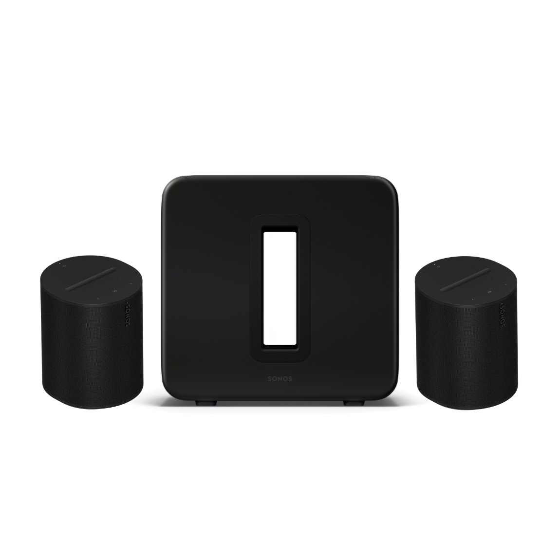 Sonos Stereo Set - mit 2x Era 100 + Sub 4 - Schwarz