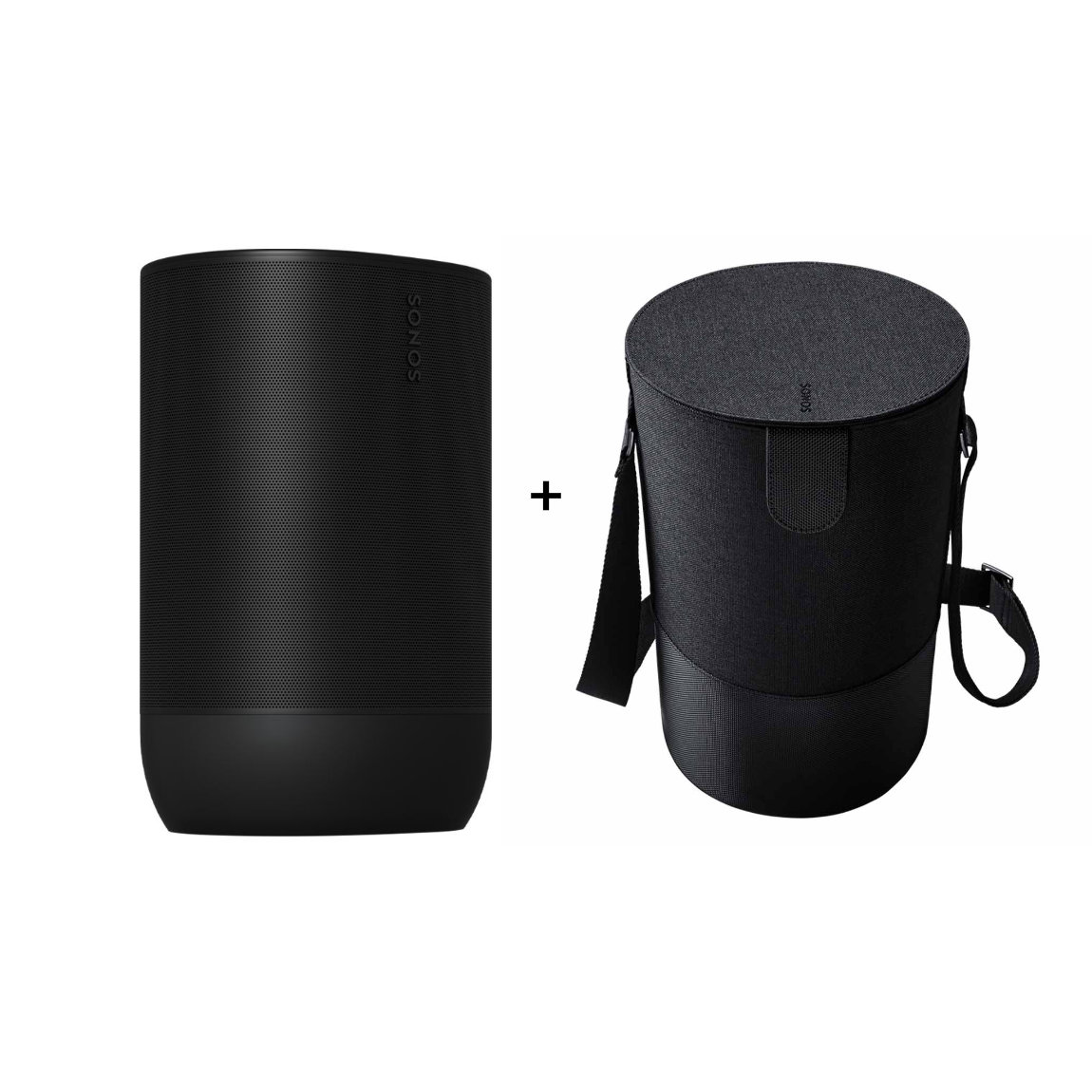 Sonos Move 2 - Schwarz + Reisetasche