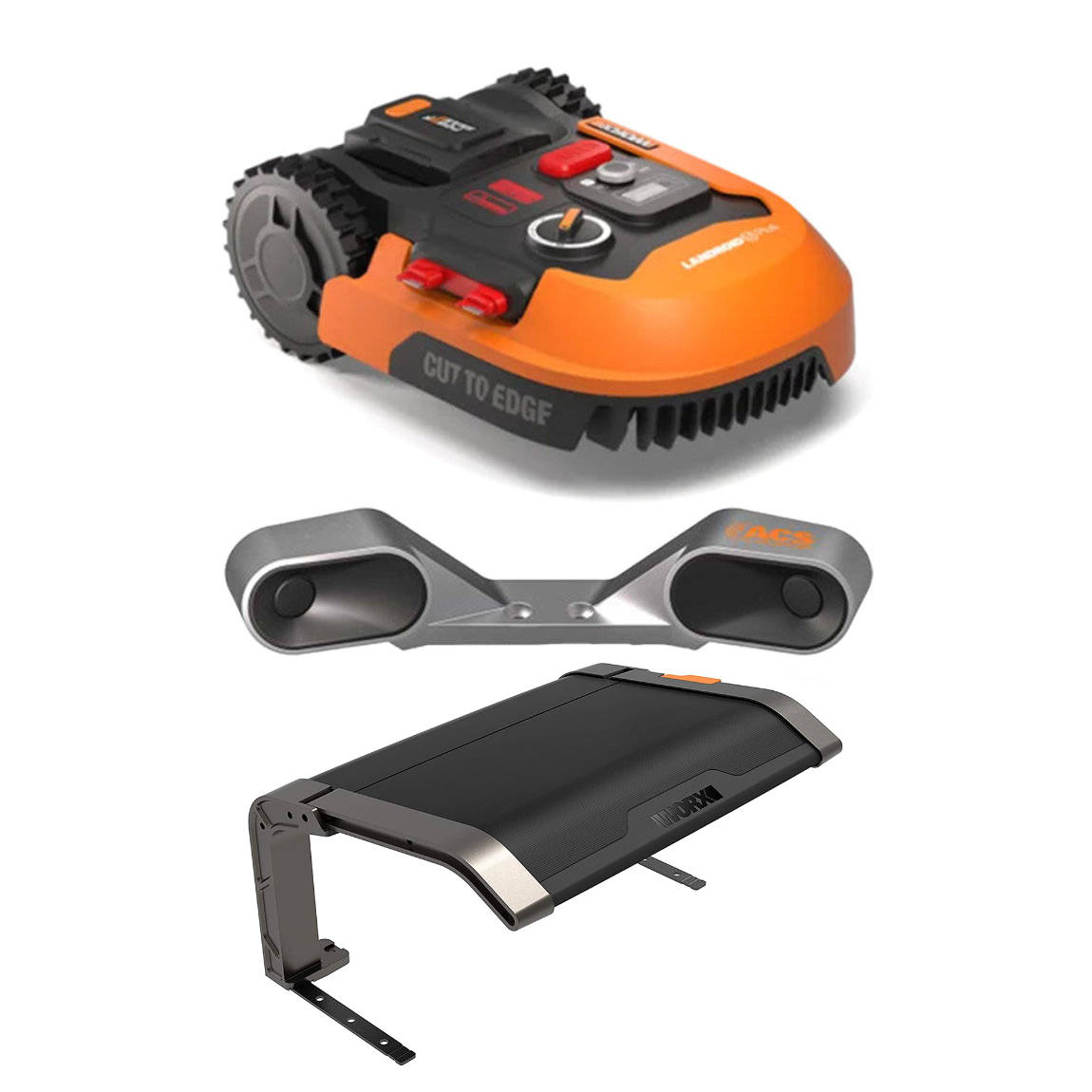 Worx Landroid M700 Plus Starter-Set - inkl. gratis Garage und ACS (+GRATIS Hombli Lichterkette)