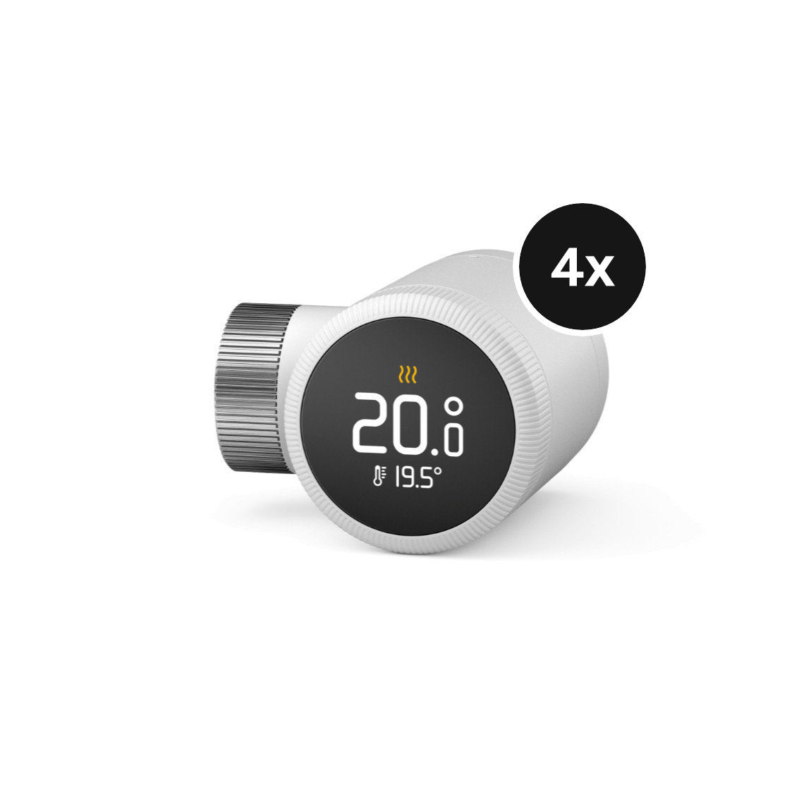 tado&deg; X Smartes Heizk&ouml;rper-Thermostat - 4er-Set - Wei&szlig;