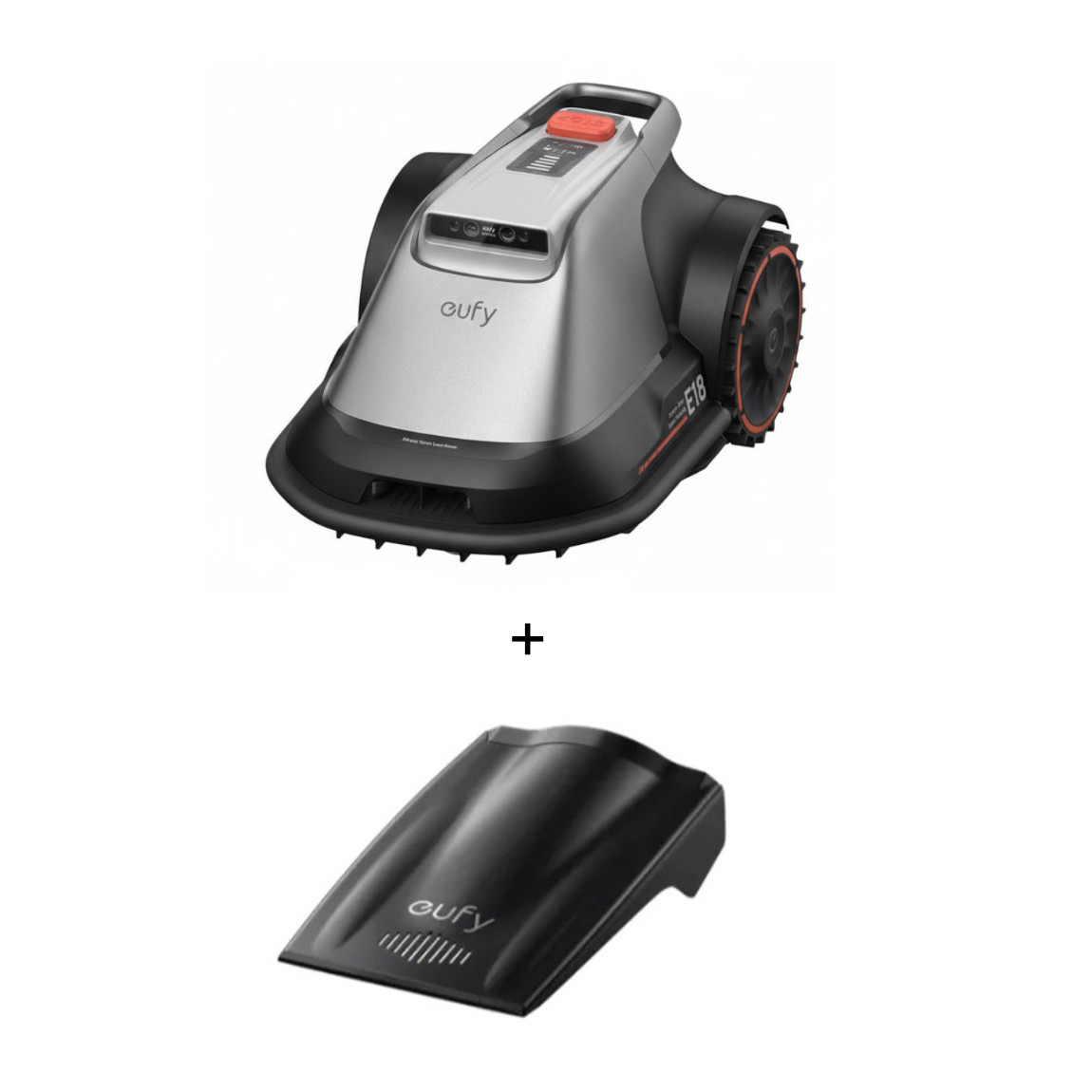 eufy Mähroboter E18 - für bis zu 1200 m² + gratis Garage - Grau