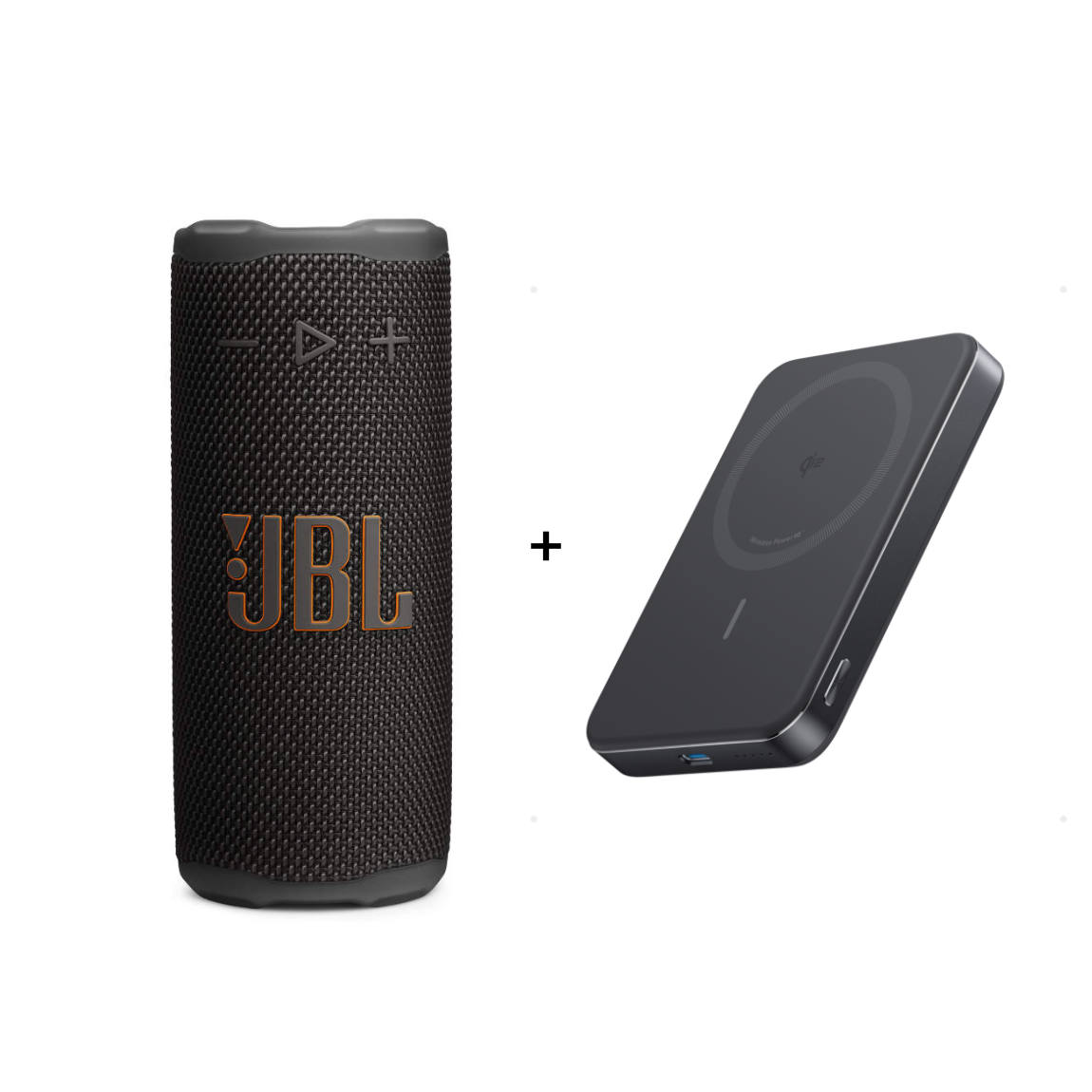 JBL Grip - Bluetooth-Lauptsprecher mit Ambient Light + Anker MagGo Powerbank - 10.000mAh