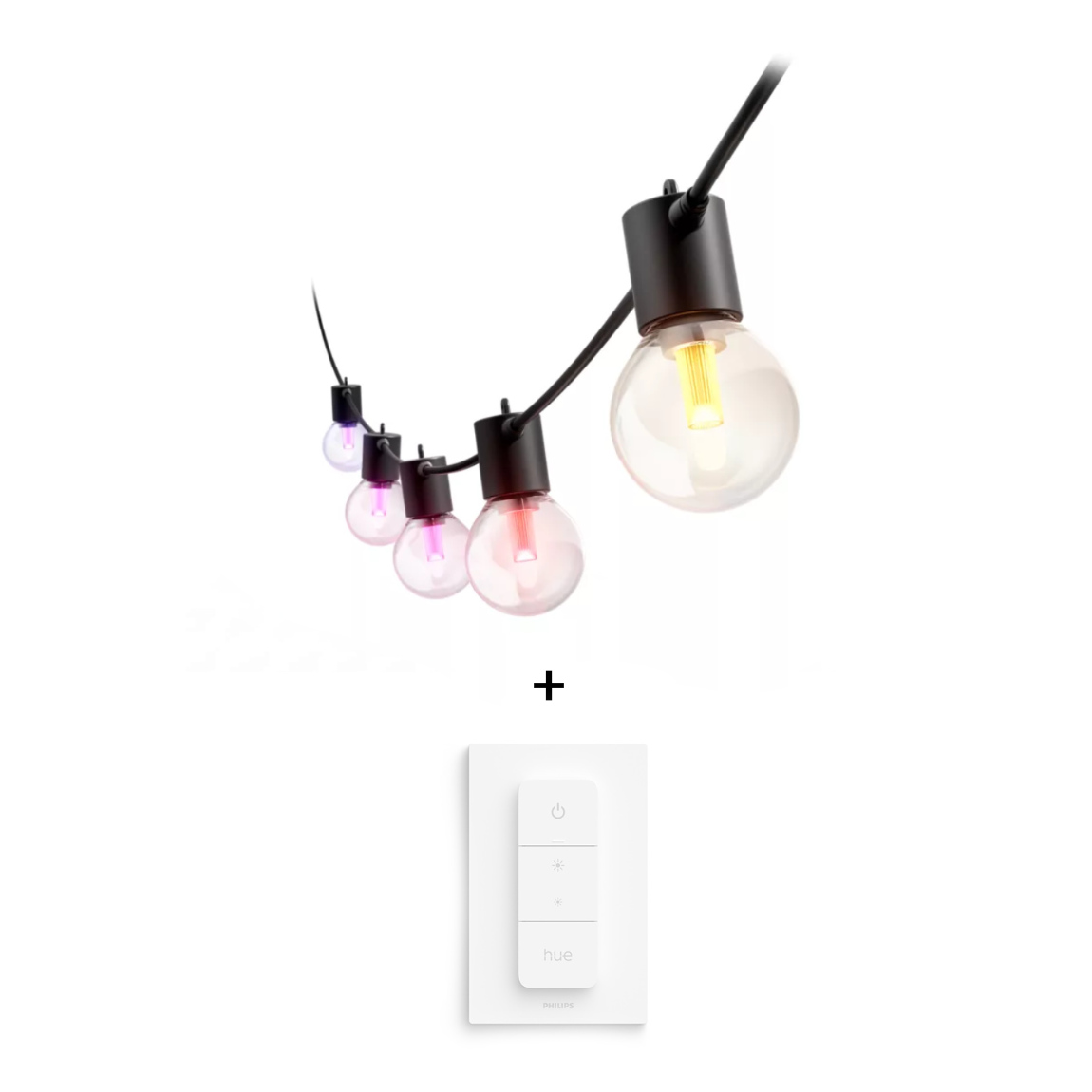 Philips Hue Festavia Globe Außenlichterkette - 14m + Dimmschalter