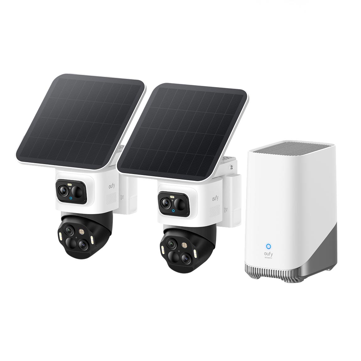 eufyCam S4 Starter-Set 2+1 - 2er-Kameraset mit HomeBase 3