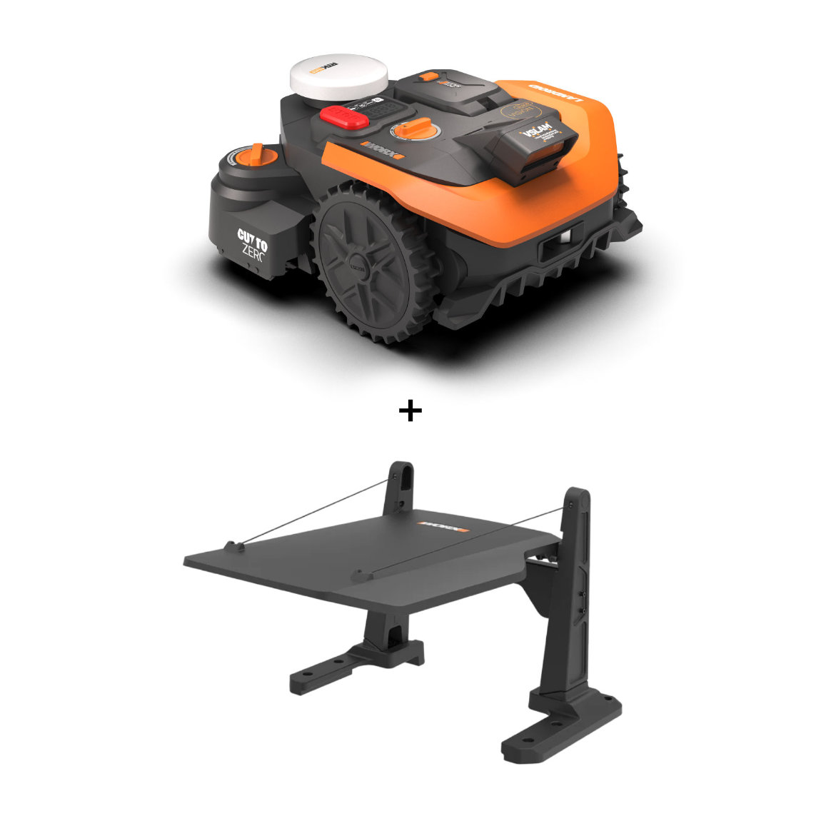 Worx WR308E Landroid Vision Cloud (Stereo), bis 800 m&sup2; + gratis Garage