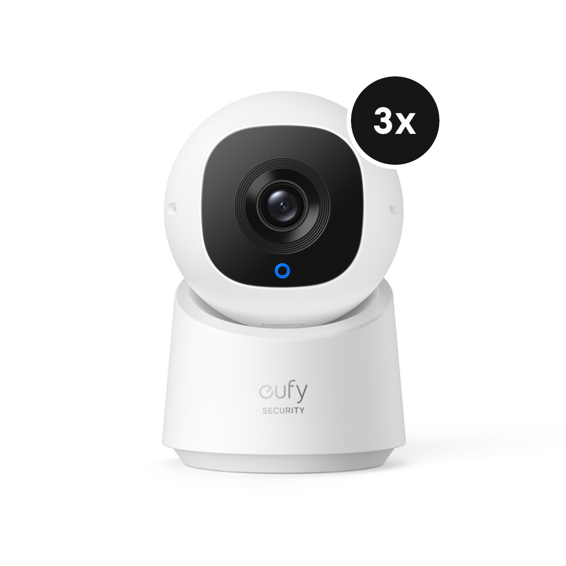 eufy Indoor Cam C220 - 2K Schwenk- und Neigekamera - 3er-Set