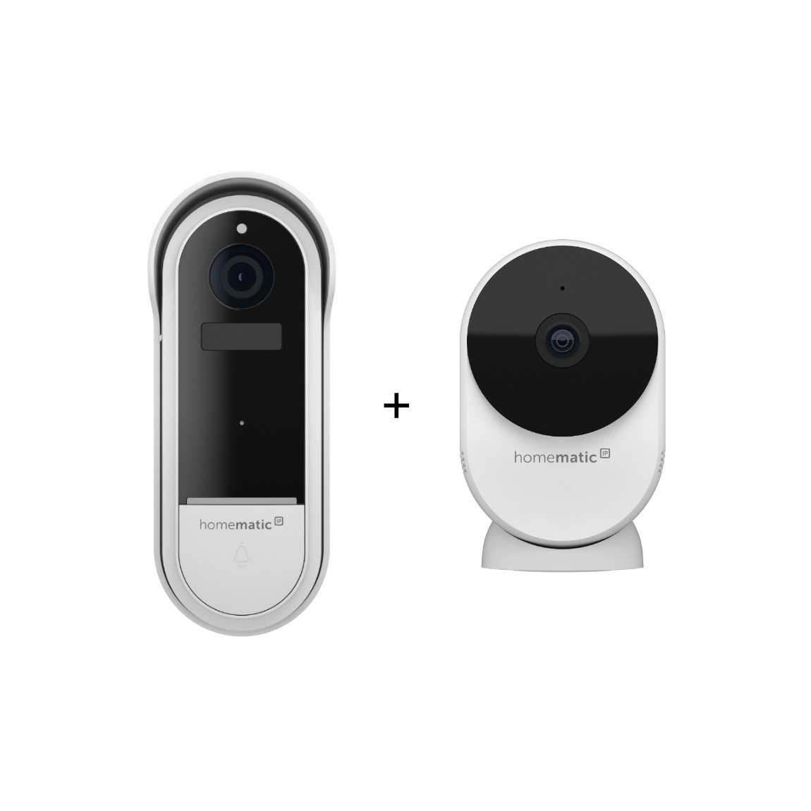 Homematic IP Set - mit Video-Türklingel + Innenkamera basic