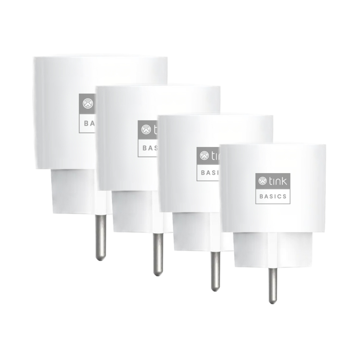 tink Basics Matter Smart Plug - Zwischenstecker - 4er-Set