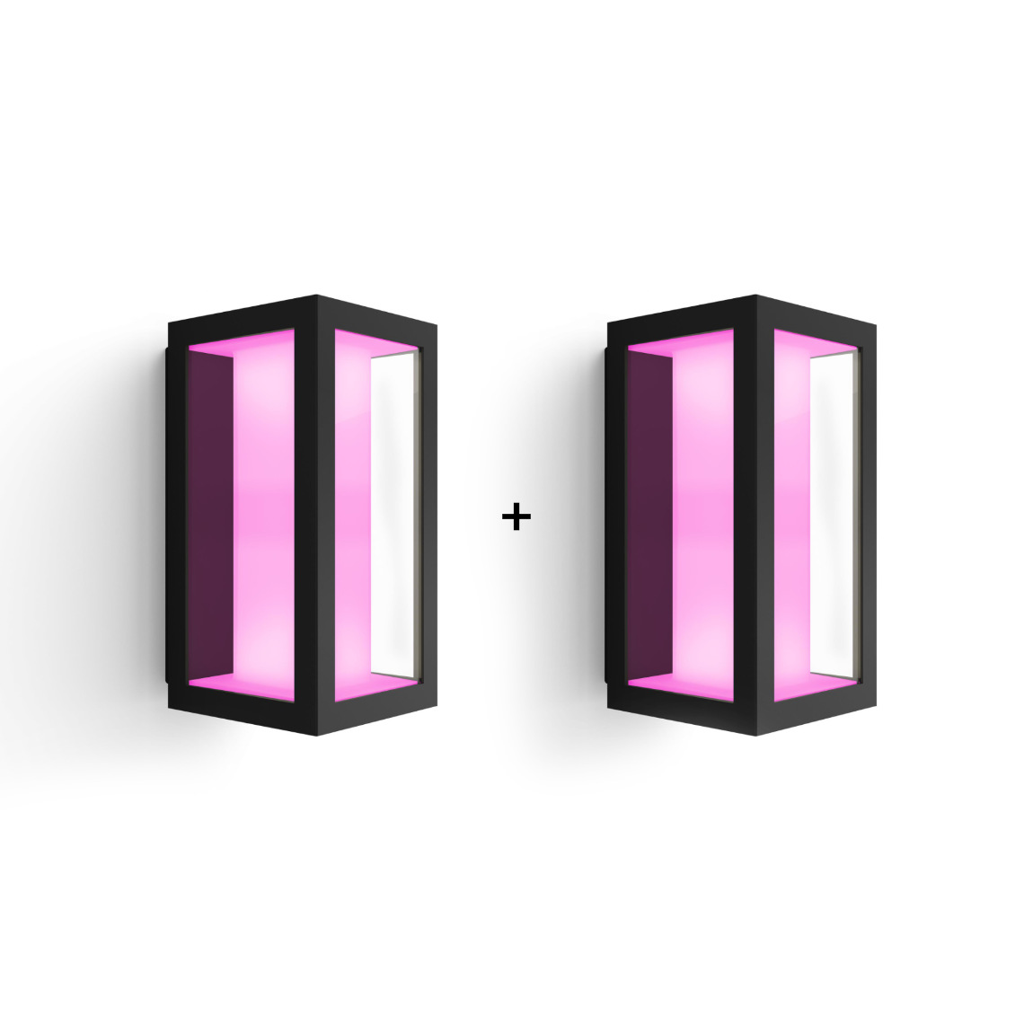 Philips Hue White & Color Ambiance Impress Wandleuchte schmal 1180 lm 230V - 2er-Set