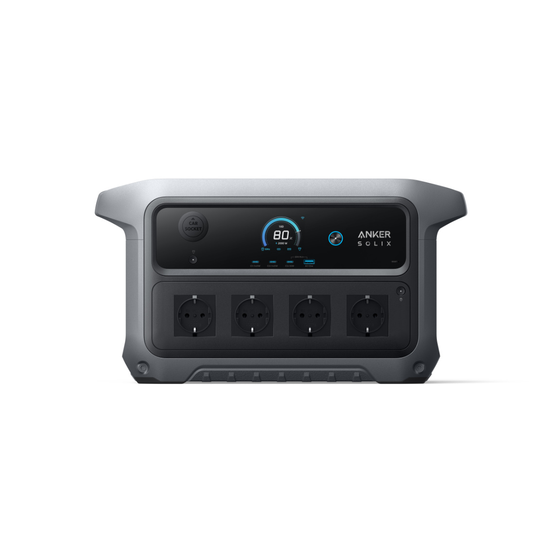 Anker SOLIX C2000 Gen. 2 (2048Wh, 2400W) - Tragbare Powerstation - Schwarz