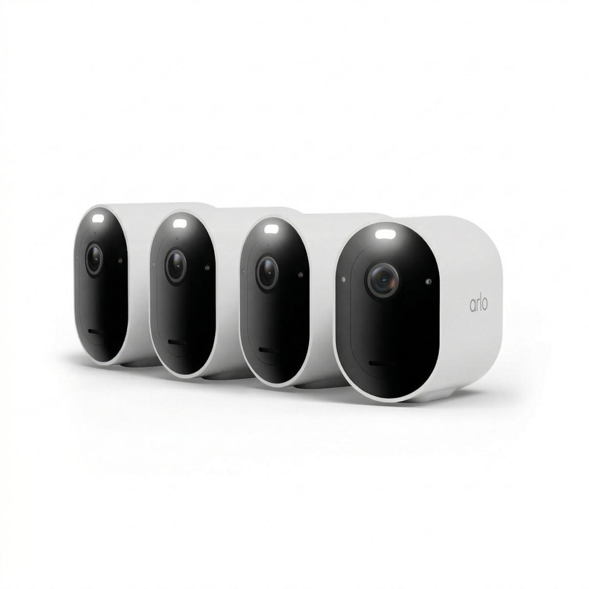 Arlo PRO 6 2K+ Überwachungskamera - 4er-Set - Weiß