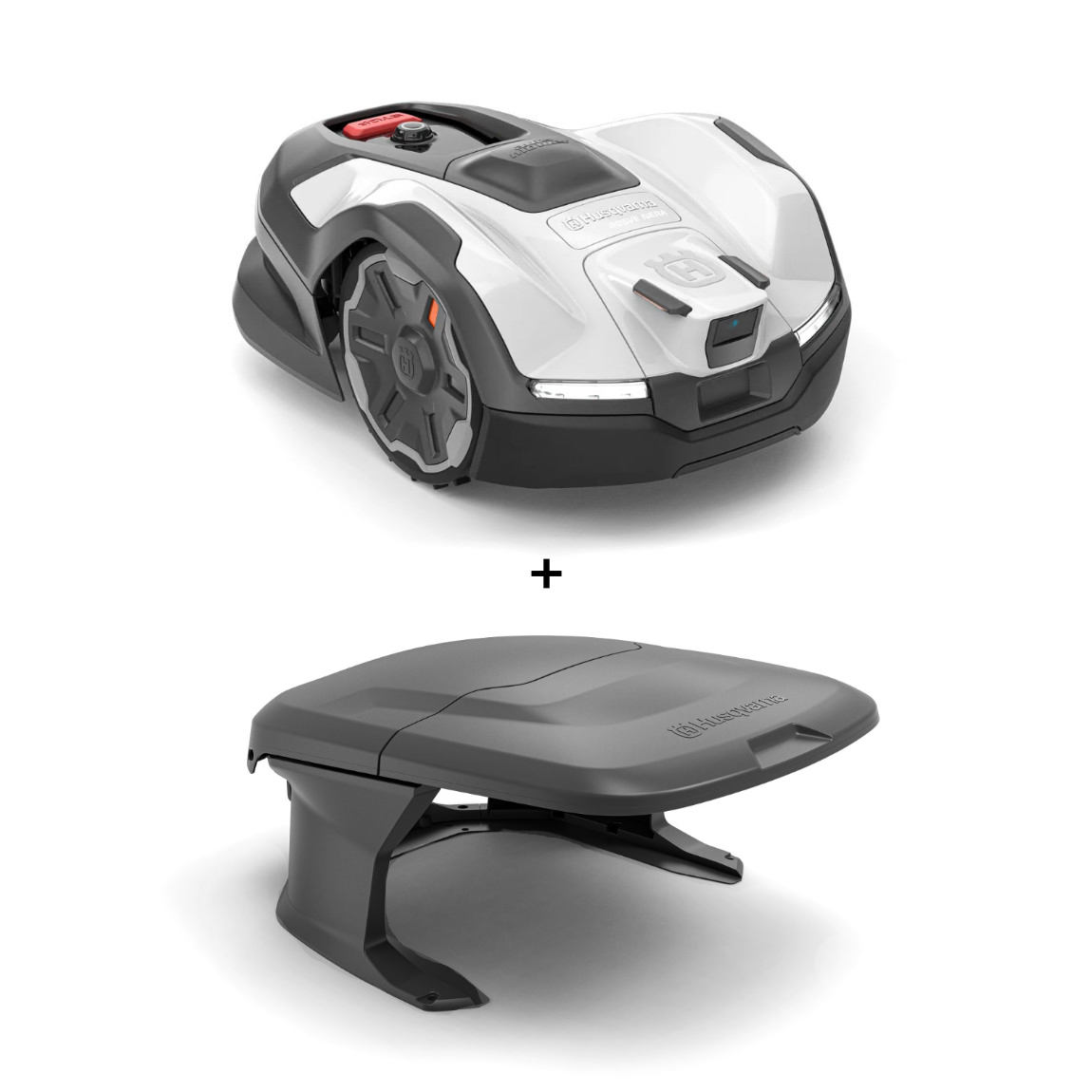 Husqvarna Automower 410VE NERA (2026), bis 1.500 m² + Garage