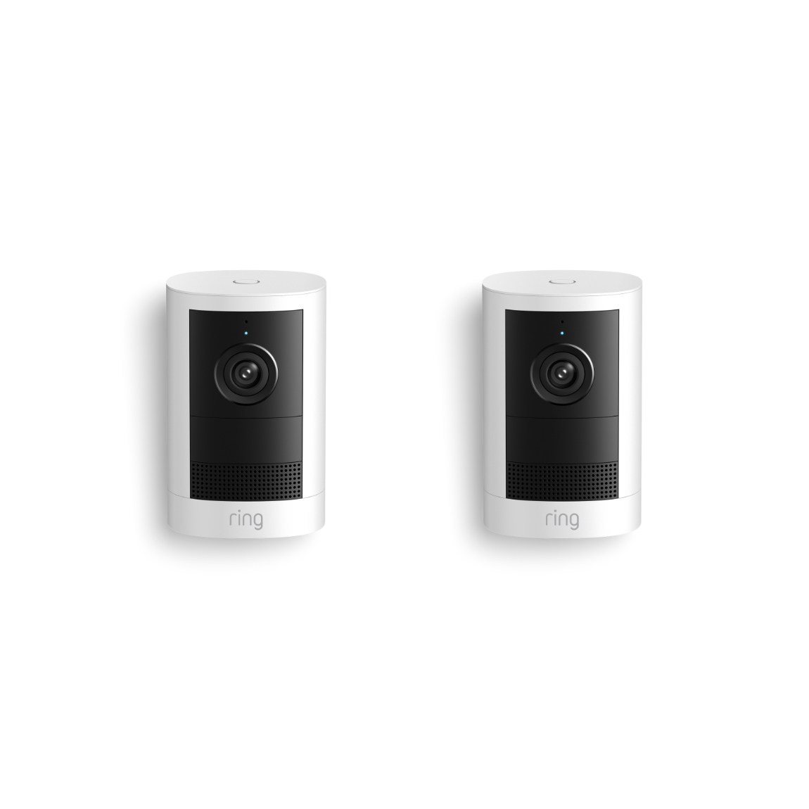 Ring Outdoor Cam Battery (2. Gen.) - 2K-WLAN-Außenkamera - 2er-Set - Weiß