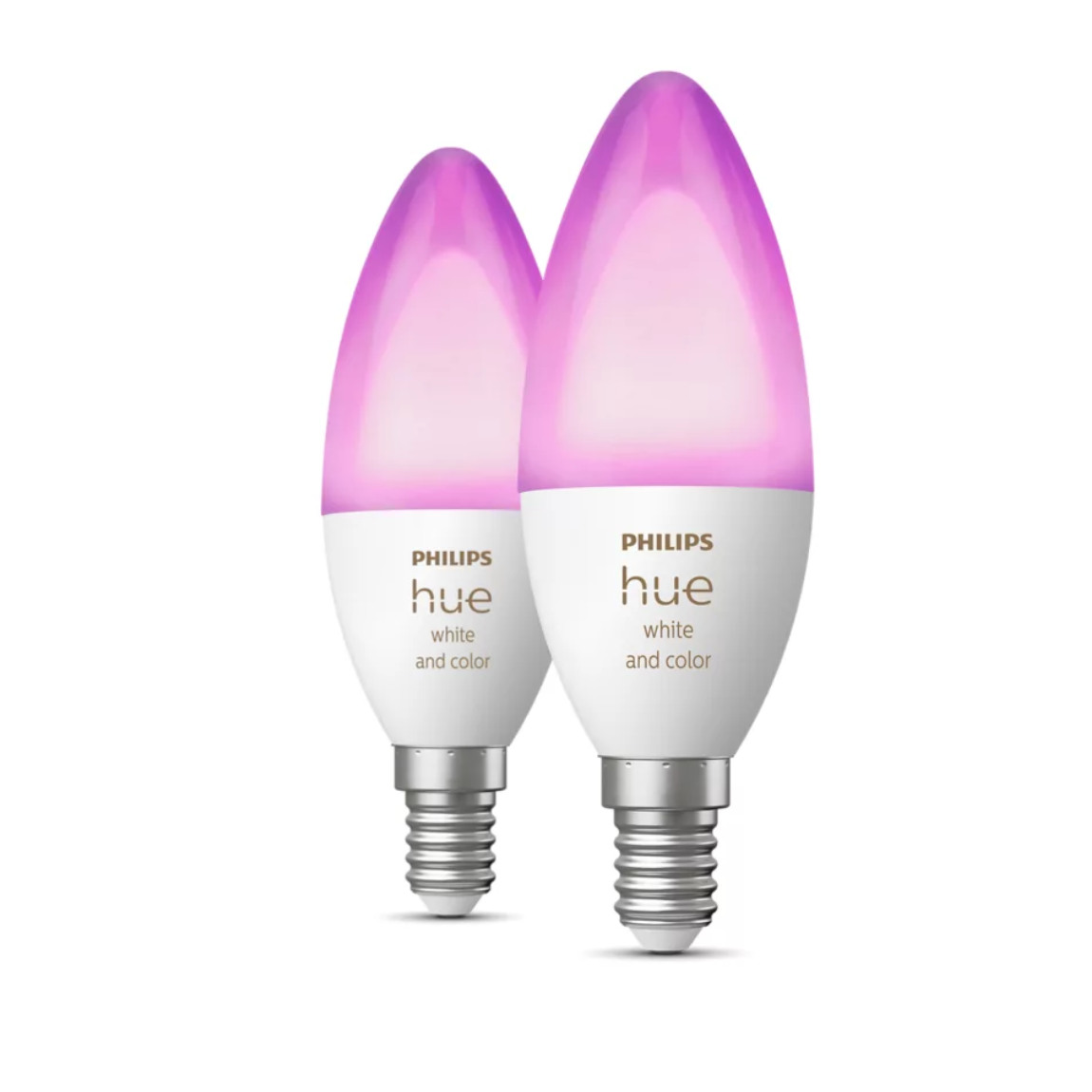 Philips Hue White & Color Ambiance E14 2er-Pack - Weiß