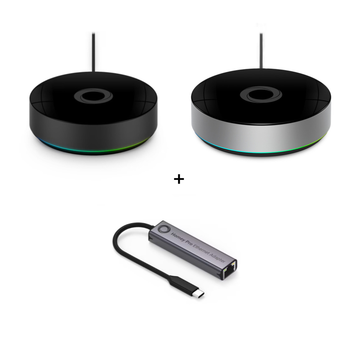 Homey Starter Set - mit Pro (2026) + tink Basics Smart Plug - Matter
