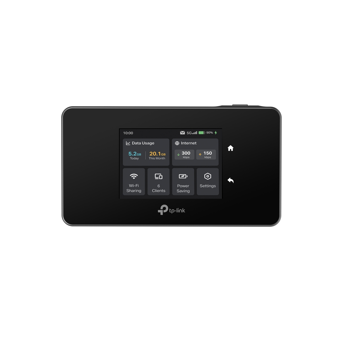 TP-Link M8550 - mobiler 5G WLAN-Router - Schwarz