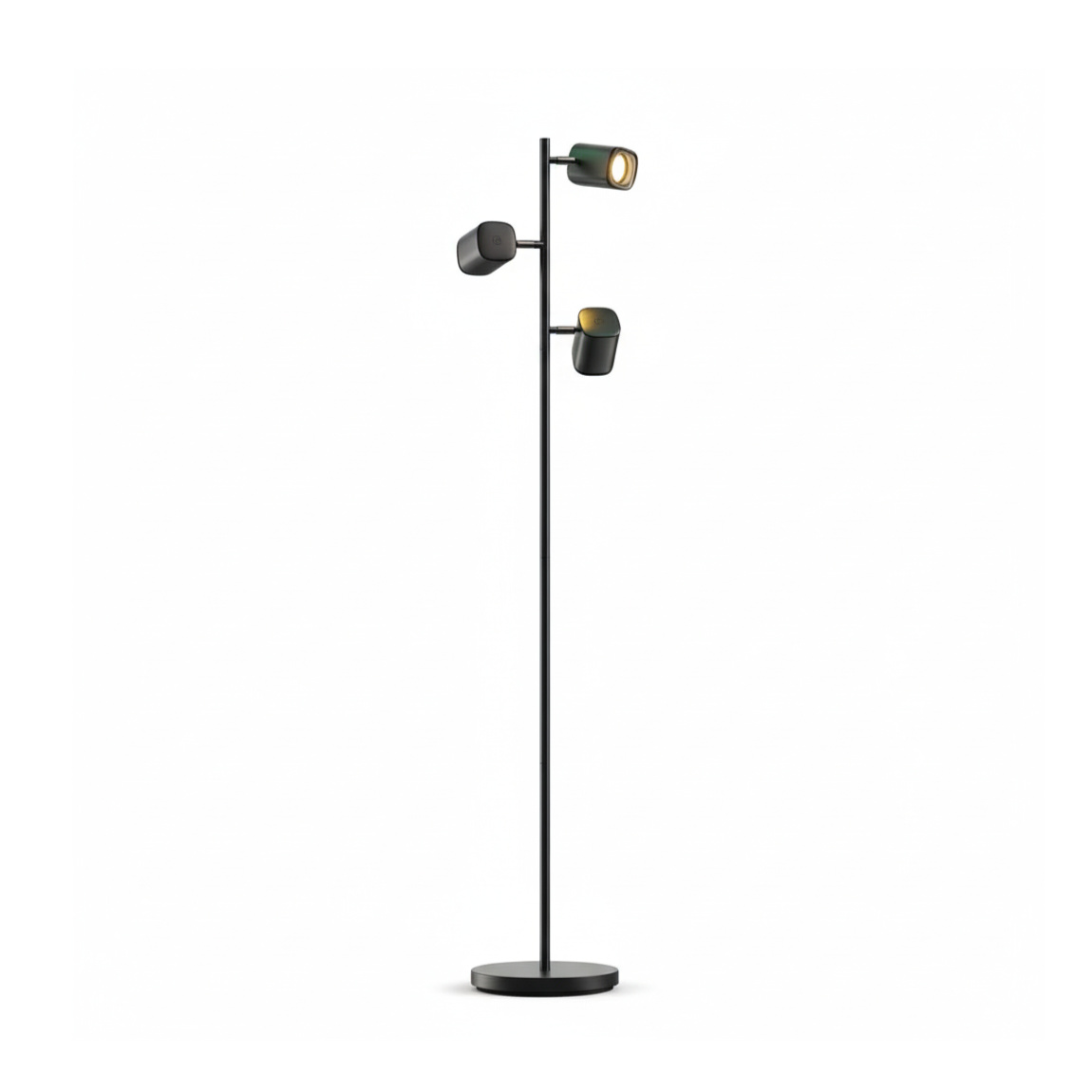 Govee 3-Flammen Stehlampe - Schwarz