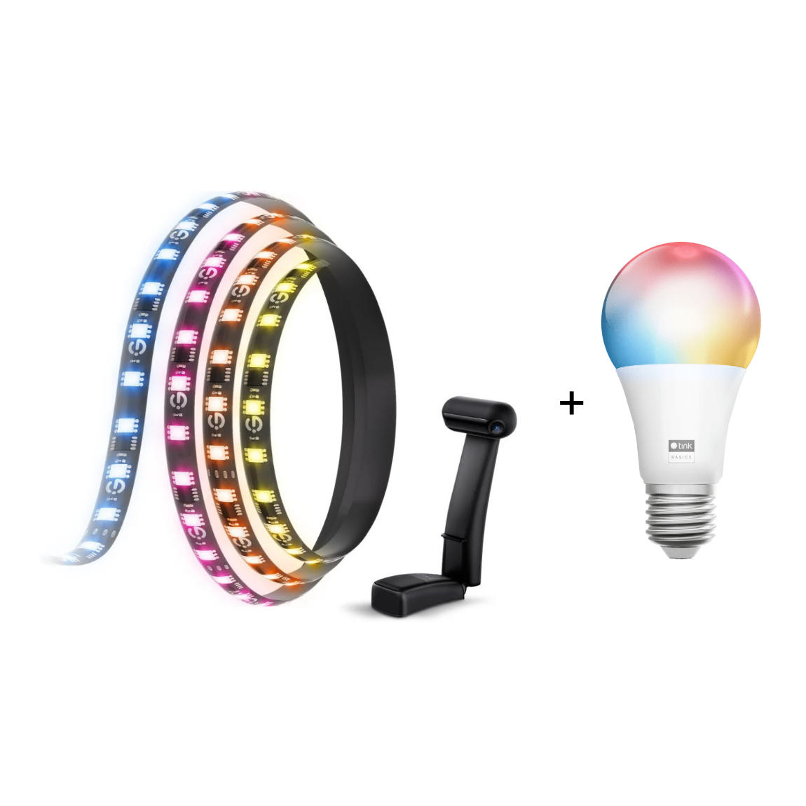 Govee Envisual TV-Hintergrundbeleuchtung T2 - für 55-65 Zoll - tink Basics White & Color E27 Bulb