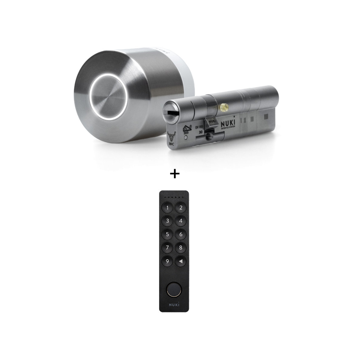 Nuki Smart Lock Ultra - mit gratis Universalzylinder + Keypad 2.0 (+GRATIS Hombli Lichterkette)