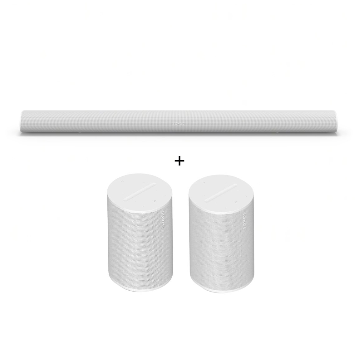 Sonos Entertainment Set - mit Arc Ultra und 2x Era 100 - Weiß