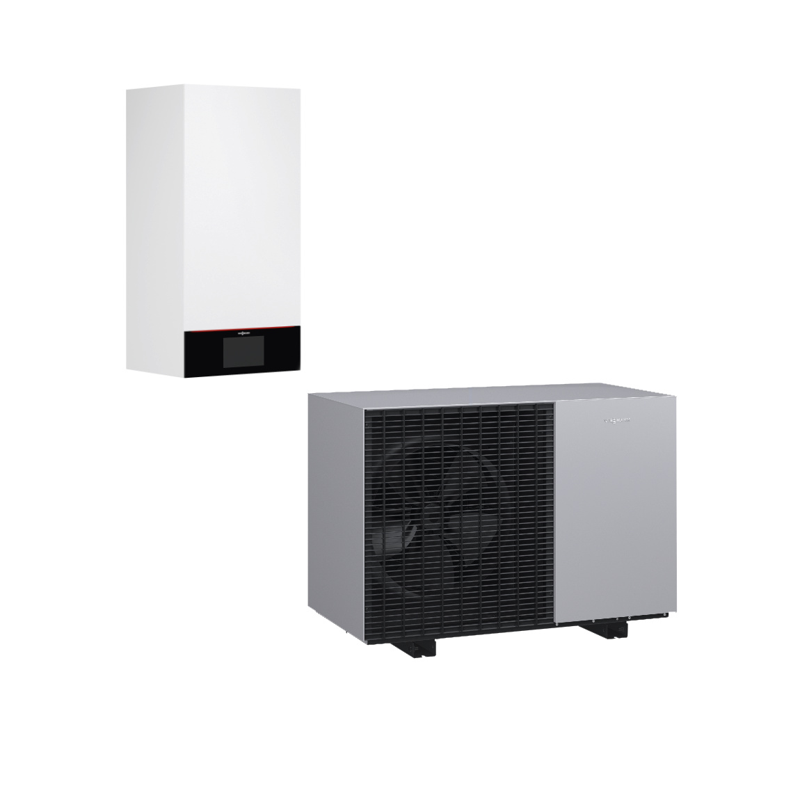 Viessmann Vitocal 150-A Luft/Wasser-Wärmepumpe (A04 230 V V105) - Schwarz (+GRATIS Hombli Lichterkette)