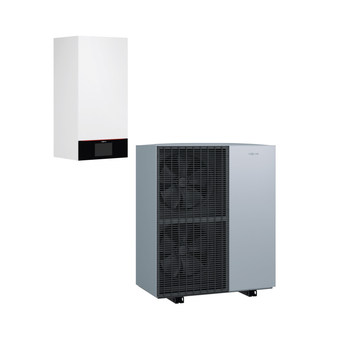 Viessmann Vitocal 150-A Luft/Wasser-Wärmepumpe (A10 230 V V105) - Schwarz (+GRATIS Hombli Lichterkette)