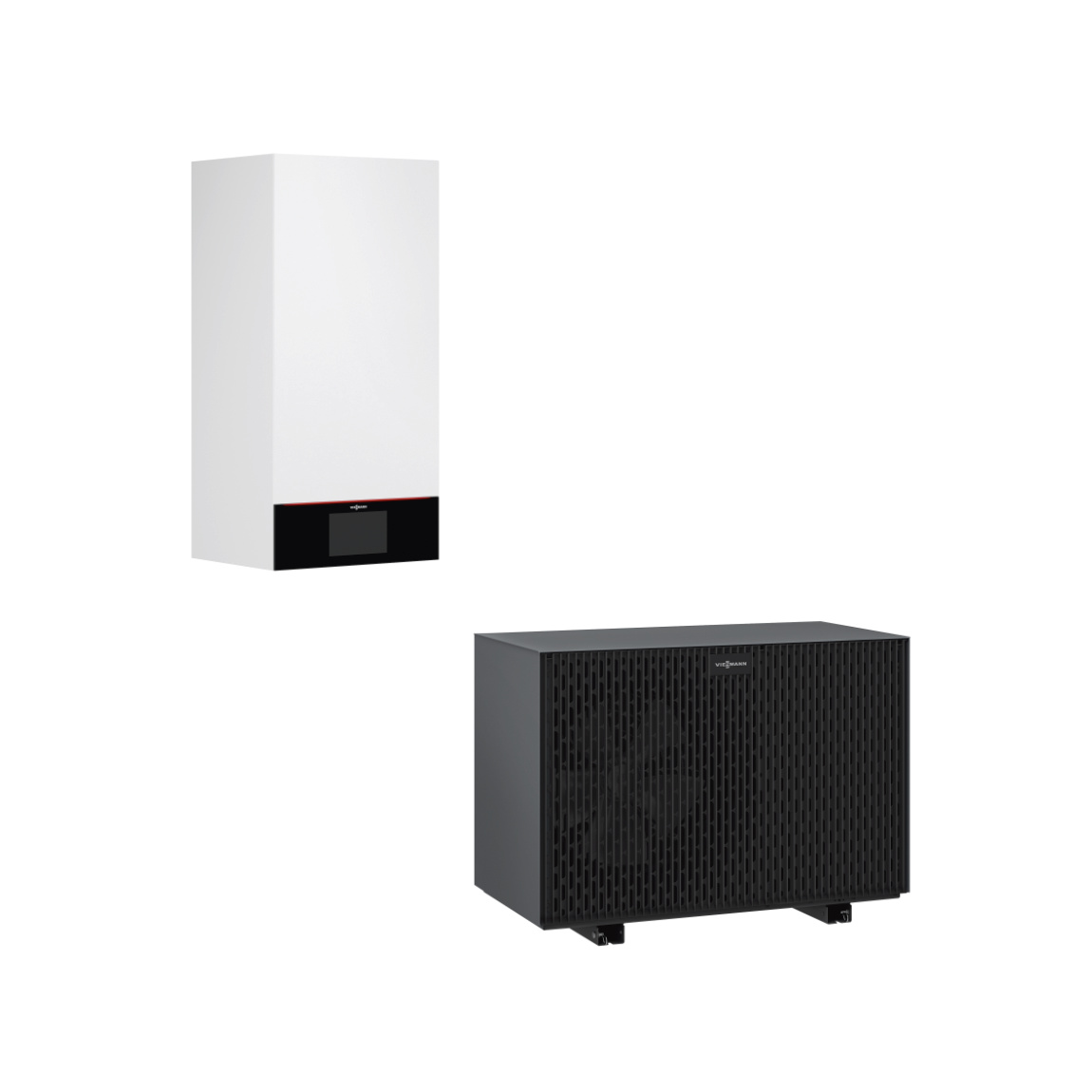 Viessmann Vitocal 250-A Luft/Wasser-Wärmepumpe (Modular A04 230 V V101) - Schwarz