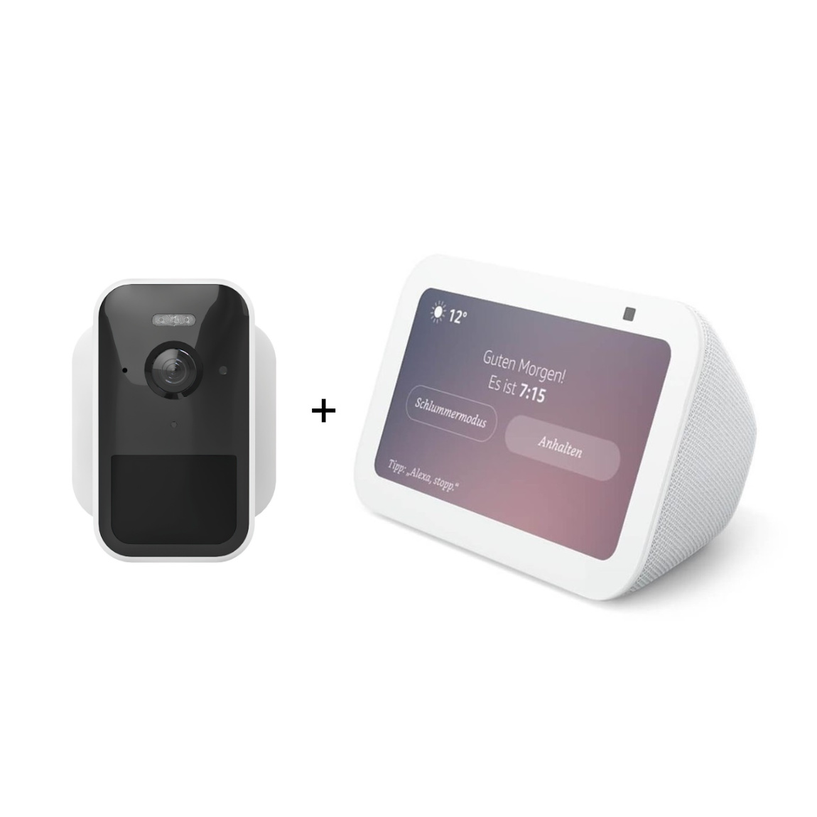 Yale Smart Outdoor Camera + Amazon Echo Show 5 - Neueste Generation