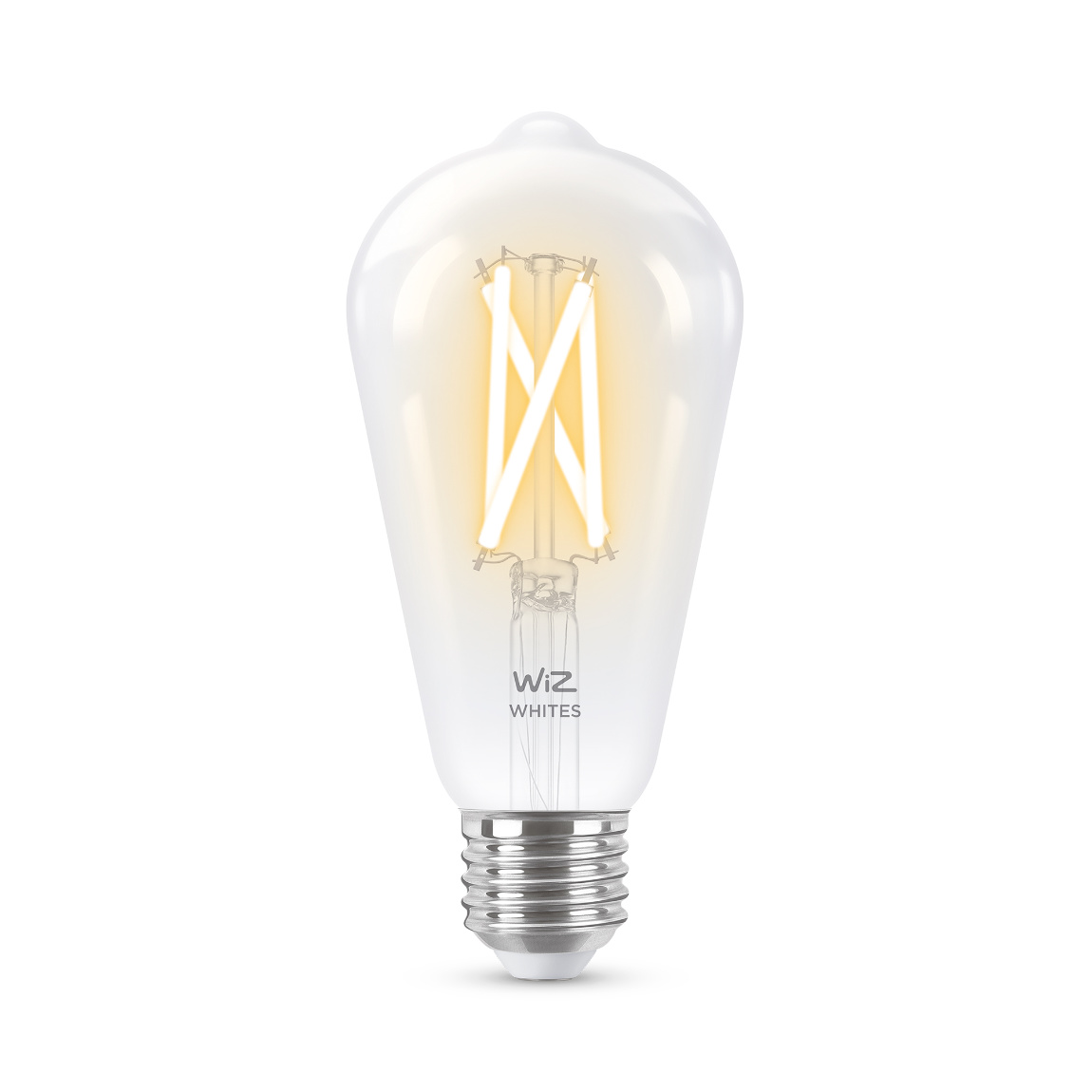 WiZ 50W E27 Edisonform Filament Clear Warm- und Kaltweiß - Weiß
