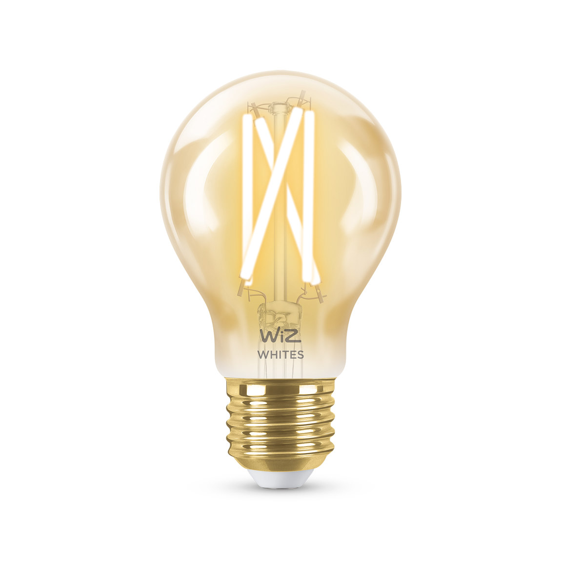 WiZ 50W E27 Standardform Filament Amber Warm- und Kaltweiß - Weiß