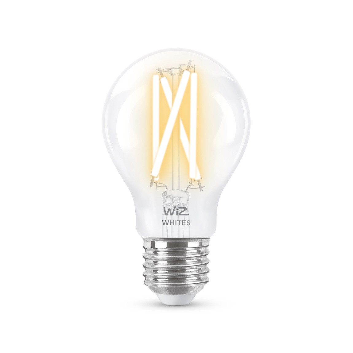 WiZ 60W E27 Standardform Filament Clear Warm- und Kaltweiß - Weiß