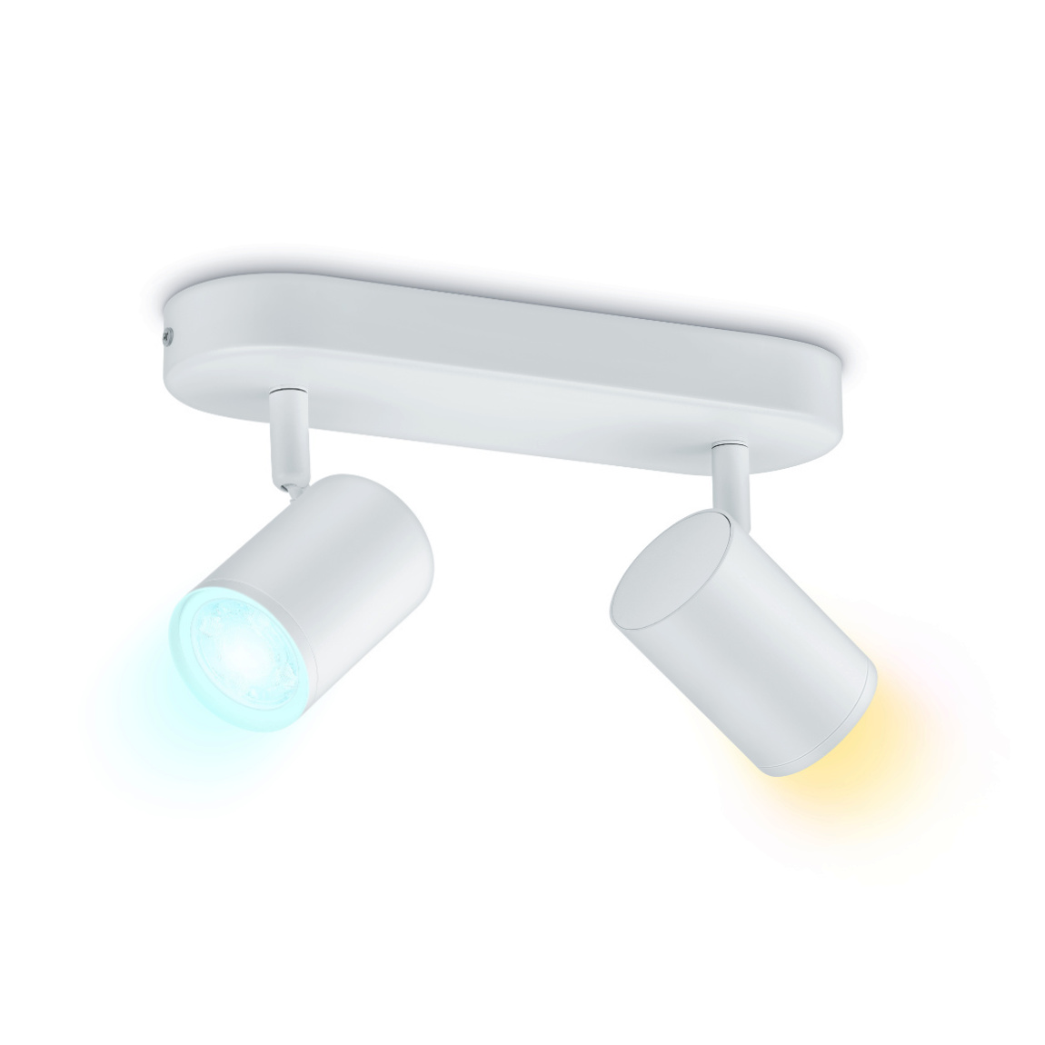 WiZ IMAGEO Spots Deckenleuchte Tunable 2x 5W Weiß - Weiß