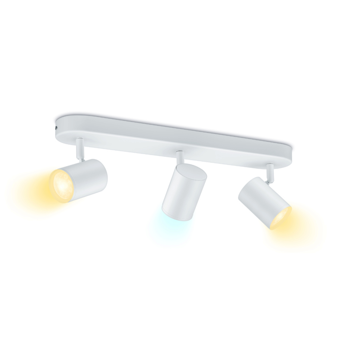 WiZ IMAGEO Spots Deckenleuchte Tunable 3x 5W Weiß - Weiß