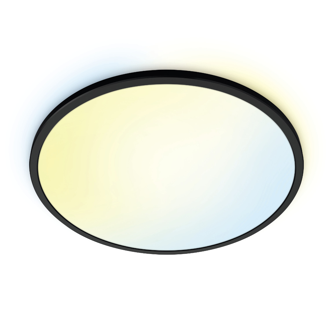 WiZ SuperSlim Deckenleuchte Warm- und Kaltweiß 2450lm - Schwarz