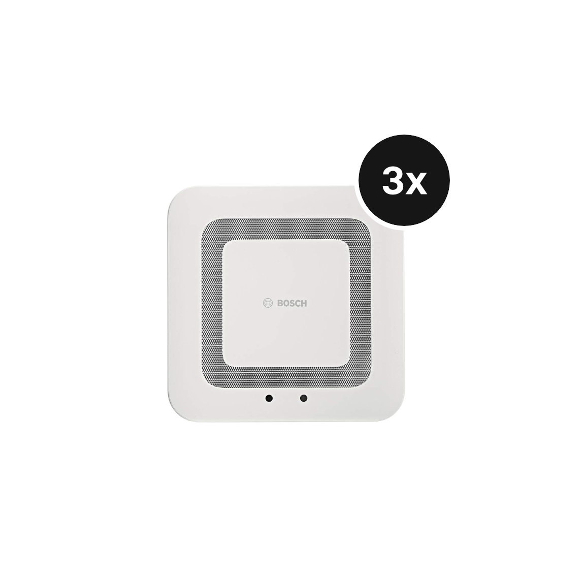 Bosch Smart Home Twinguard - Rauchwarnmelder mit Luftgütesensor 3er-Set